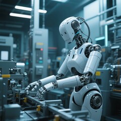 Robot Operating in a Manufacturing Environment