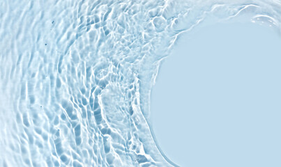 water texture ripple wave clean transparent water drops abstract blue background
