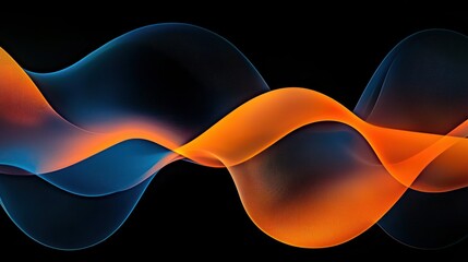 Abstract flowing waves of color create a mesmerizing visual effect