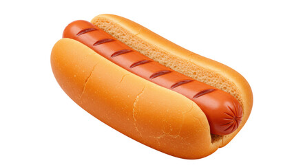 Isolated Hot Dog