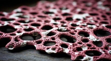 Obraz premium Abstract textured coral-like design