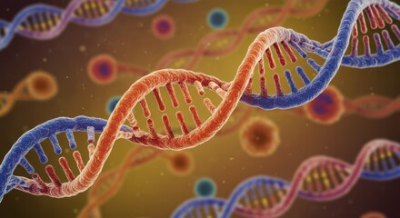 Dna double helix strands