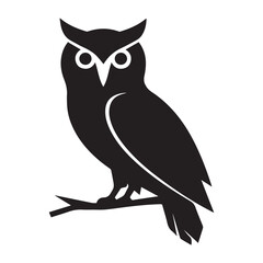 vector illustration of a owl