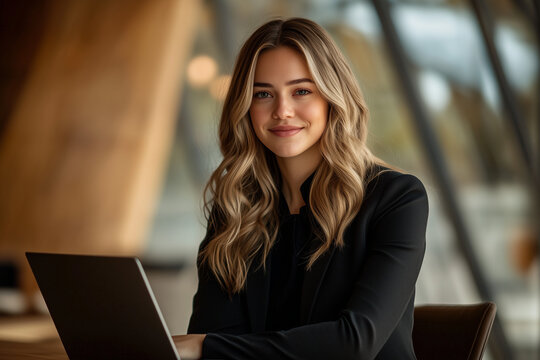 Portrait d une femme de 30 ans aux cheveux longs blonds