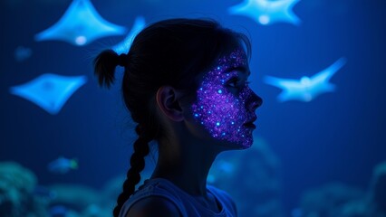 Women with underwater special effects