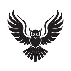 eagle owl vector illustration