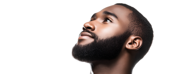  Portrait of a happy young Arab man wearing a blazer and blue t-shirt, smiling at the camera. Isolated on a transparent background 