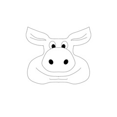 funny pig, caw cartoon