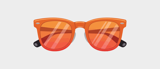 Stylish Orange Sunglasses Summer Fashion Accessory