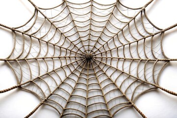 Obraz premium Intricate Rope Spiderweb Design