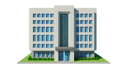 Isolated Government Building