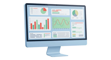 Isolated Computer Monitor with Dashboard