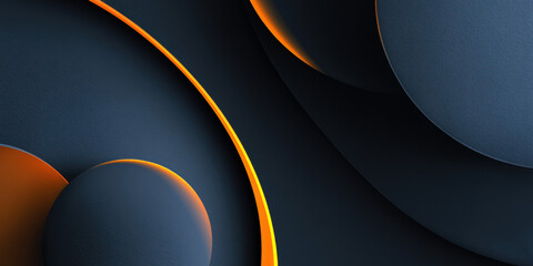 A professional graphic showing dark abstract background with orange light curves, ideal for creative, commercial, or editorial purposes.