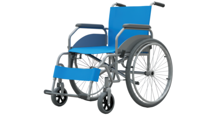 Isolated Wheelchair