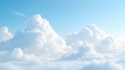 Clear blue sky with soft white clouds. Perfect for backgrounds, travel themes, and nature-inspired designs