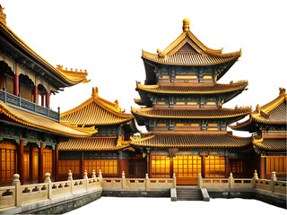 Fototapeta premium Golden Chinese Palace Architecture