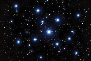 Fototapeta premium Stunning Celestial Night Sky Image Featuring Bright Stars and Constellations Perfect for Astronomy and Space Themes