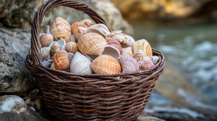 Mushrooms in a basket