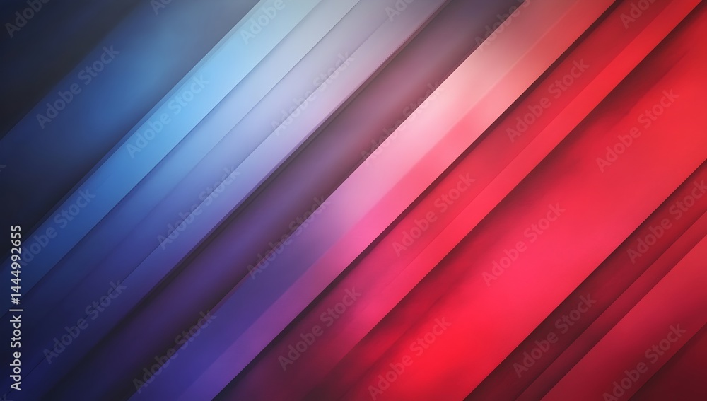 Wall mural diagonal gradient: a captivating display of diagonal gradients, blending harmonious shades of blue, 