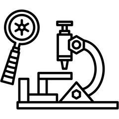 Field Study Microscope Icon