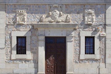 Obraz premium hall (?) at the st teresa convent in avila in spain 