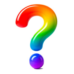 colorful question mark