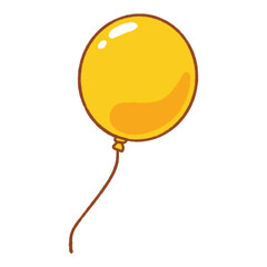 노랑색 풍선