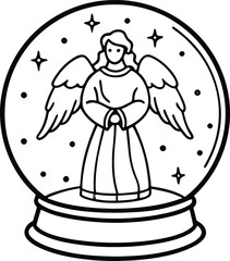 Art & IllustrBold Goat Silhouette with Curved Horns – Vector Illustration for Logo, Tattoo, or Decoration