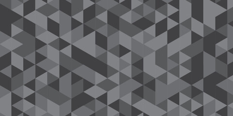 Gray triangle mosaic Background. Business polygonal texture. Abstract white polygon Geometric banner wall background.	