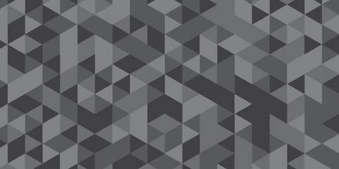 Gray triangle mosaic Background. Business polygonal texture. Abstract white polygon Geometric banner wall background.	