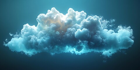 Fototapeta premium Glowing Cloud Formation