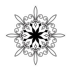 vector floral ornament