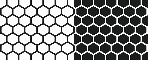 Abstract Hexagon Pattern Seamless Texture Background