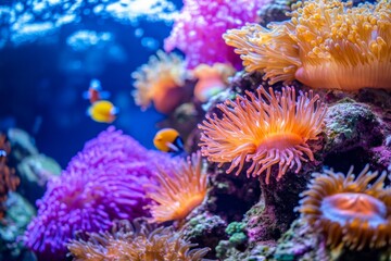 Obraz premium Vibrant coral reef ecosystem