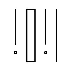 barcode line icon