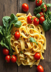 pasta, tomatoes, cherry tomatoes, kale, greens, leafy ealthy food, natural ingredients, 