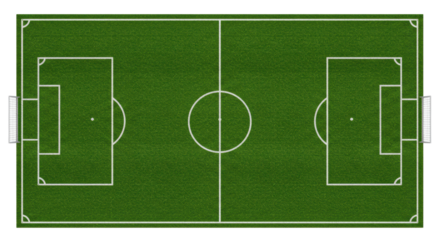 Isolated Soccer Field