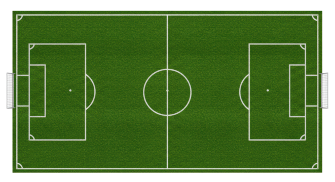 Isolated Soccer Field
