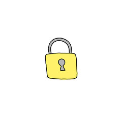 Yellow Padlock