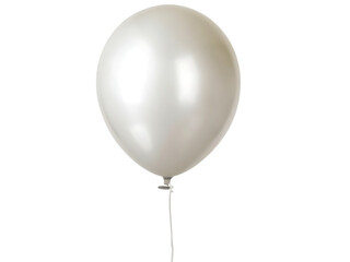 white balloon  isolated on white background PNG