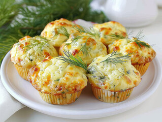 Savory cheese egg muffins