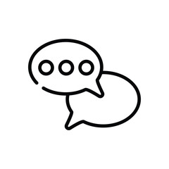 Obraz premium Messages Icon vector stock illustration