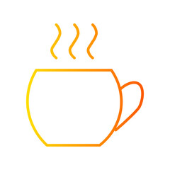 coffee gradient icon