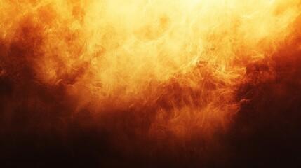 Fiery Orange and Gold Abstract Background Texture