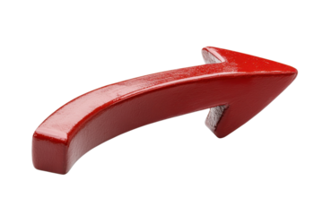 Abstract Arrow Curve Shape Modern Design Element for Branding Web Design and Presentations on transparent background