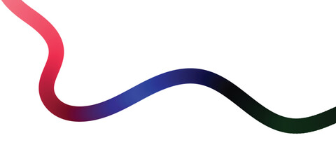 Abstract geometric colorful background with Multi colored squiggles with circles seamless pattern. Brush drawn bold curved lines, waves and swirls 