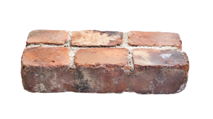 Isolated Brick on Transparent Background for Architecture Projects