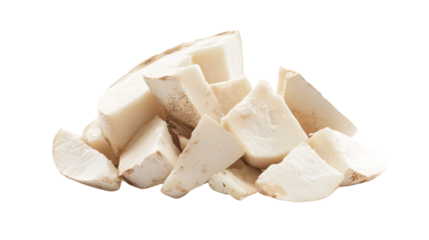 Freshly Chopped Ash Gourd Isolated on Transparent Background for Culinary Creations