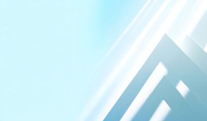 Light and shadow interplay. Abstract geometric shapes