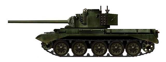 A1 Comet (Alternative tank Comet with 85mm gun from T-34-85 tank) © Tikros
